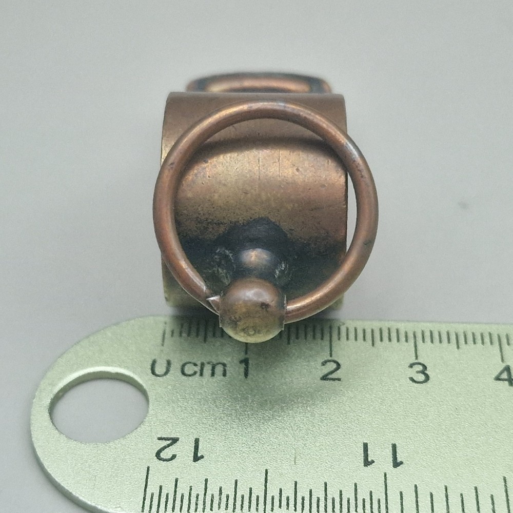 Vintage Copper Whistle with Ring