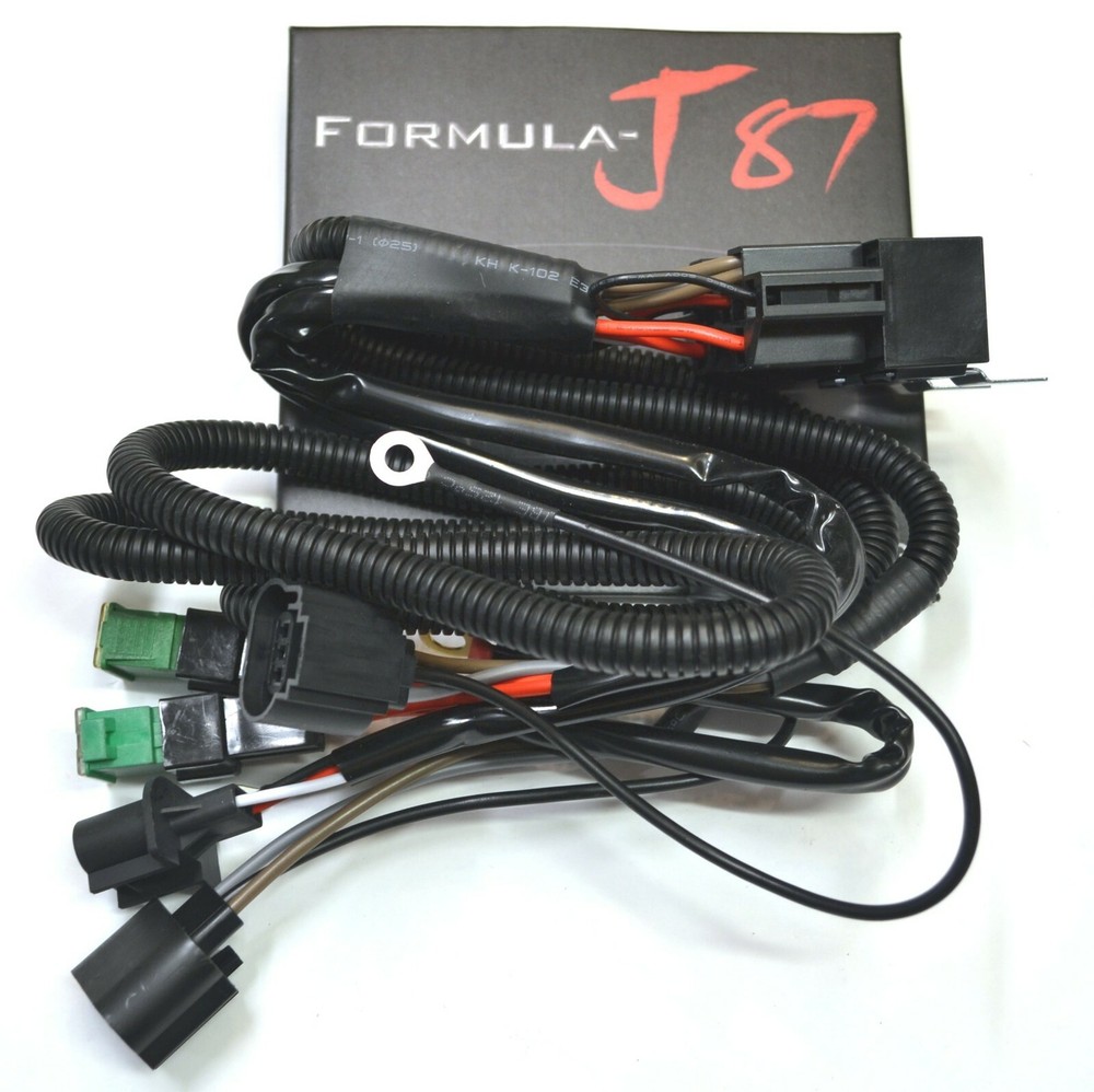 Relay Wire Harness 30A 9008 H13 Head Light Replacement Connector Bulb Socket Fix