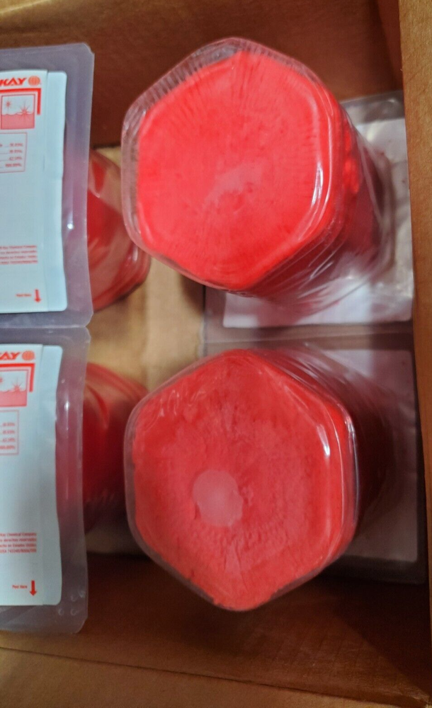 *4PACK* EcoLab KAY Solid Sense Sanitizer Red 2lb Each #1114169