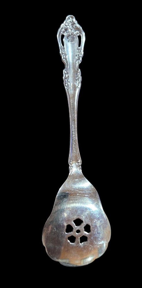Oneida Community Stainless Flatware Glossy 6" PIERCED JELLY SERVER -NE