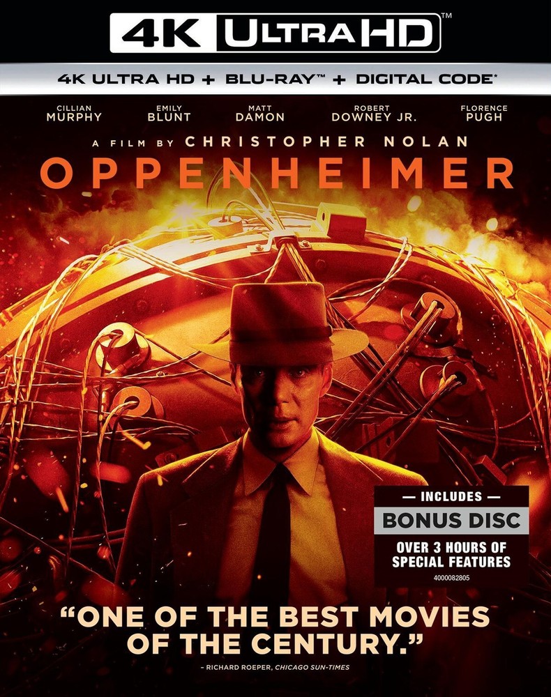 Oppenheimer 4K UHD Blu-ray NEW