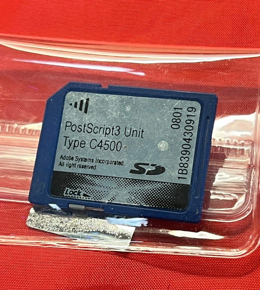 Ricoh Postscript3 Type C4500