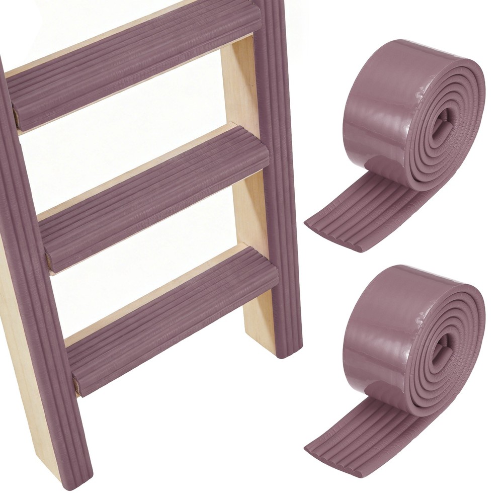 Bunk Bed Ladder Pad, (2m/6.5 Ft, Brown)(2 Pcs), Bunk Bed Step Foam Padding