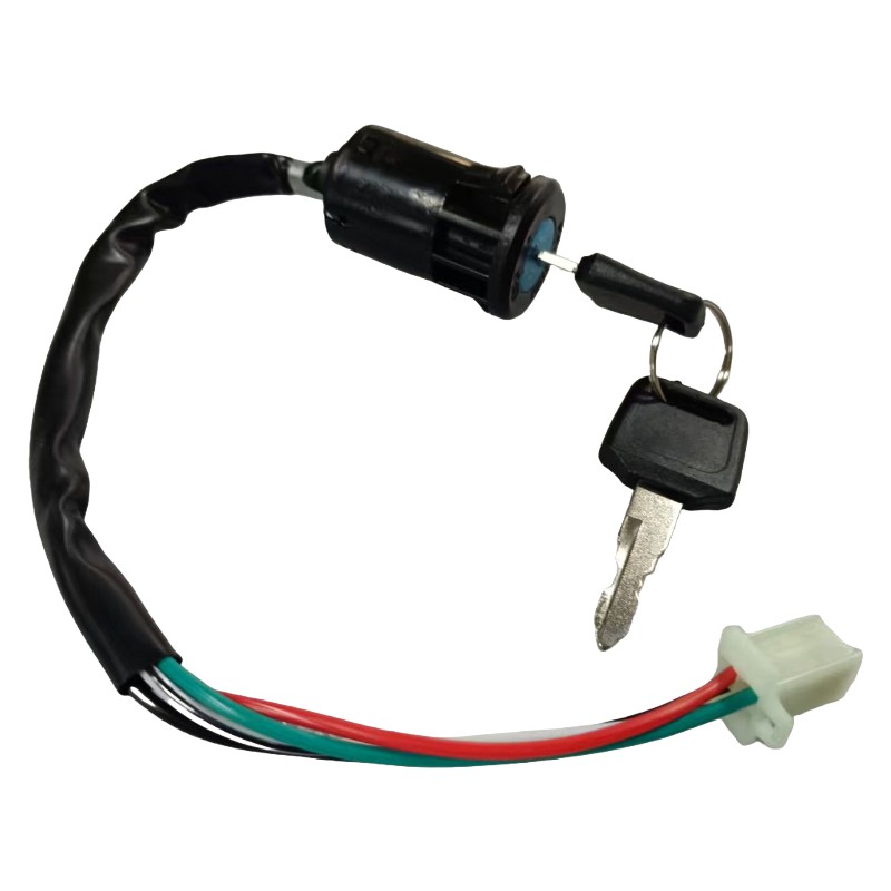 2X UNIVERSAL IGNITION SWITCH FLUSH MOUNT 12-VOLT 2-KEY 2 POSITION ON OFF LOCK