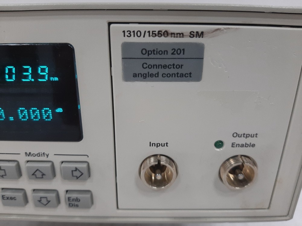 Agilent 8156A Optical Attenuator with Option: 201