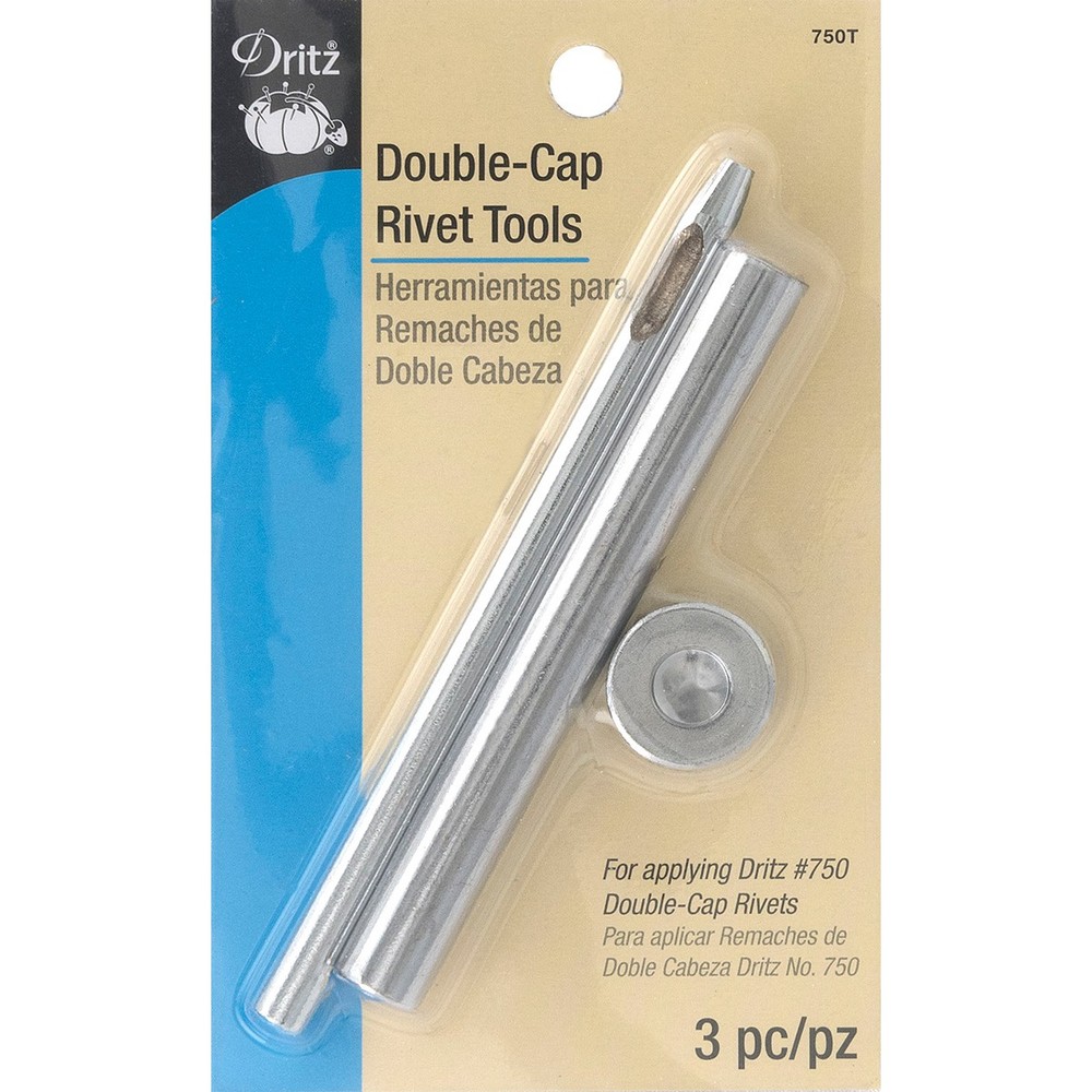 Dritz 750T  Double-Cap Rivet Tools-Nickel