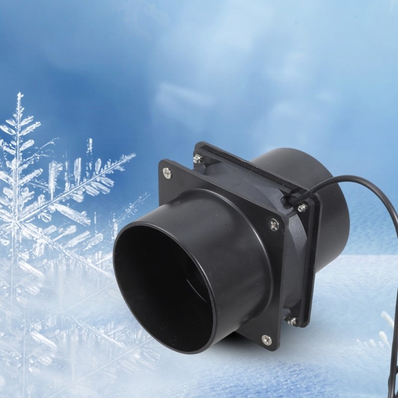 Quiet ABS Plastic Exhaust Fan 3 Speed Control Suitable for 3D Printer Enclosures