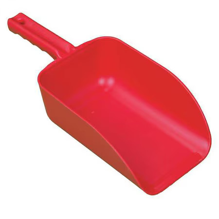 Remco 65004 Large Hand Scoop, Red, 15 X 6-1/2 In