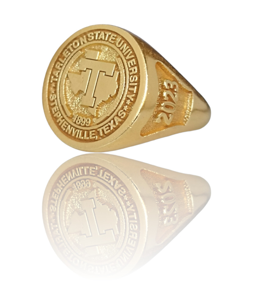 Tarleton State University Class Ring 2023 – Gold Finish Graduation Ring, Stephen