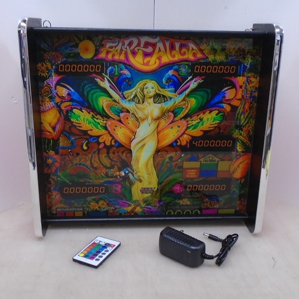 Zaccaria Farfalla Pinball Head LED Display light box