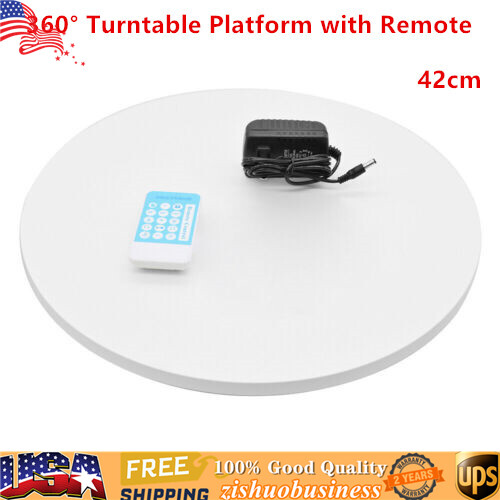 360° Electric Motorized Turntable Platform Rotating Display Stand with Remote