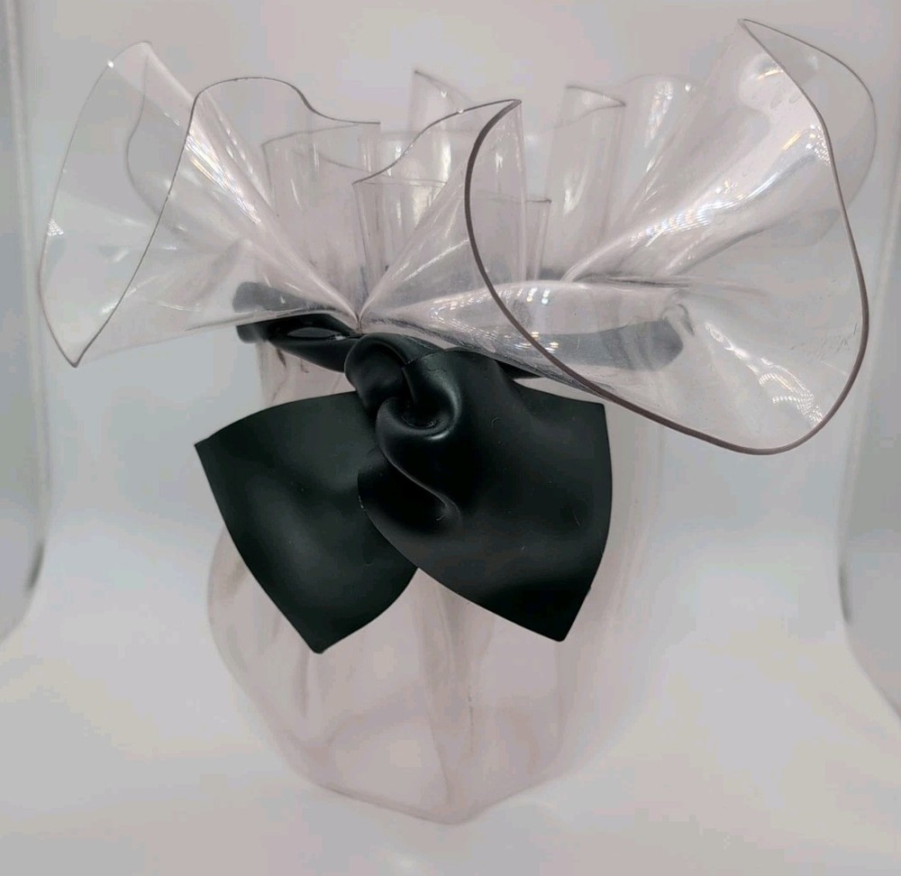 Lucilite Acrylic Napkin Folded Vase With Bow