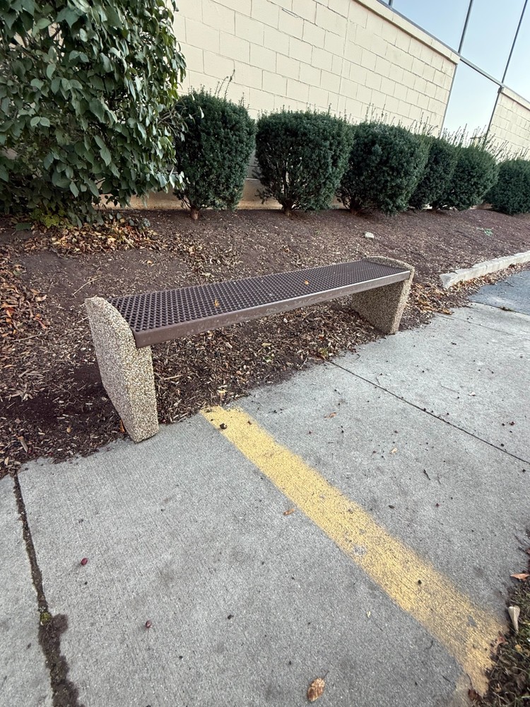 6 Foot Bench with Concrete Ends