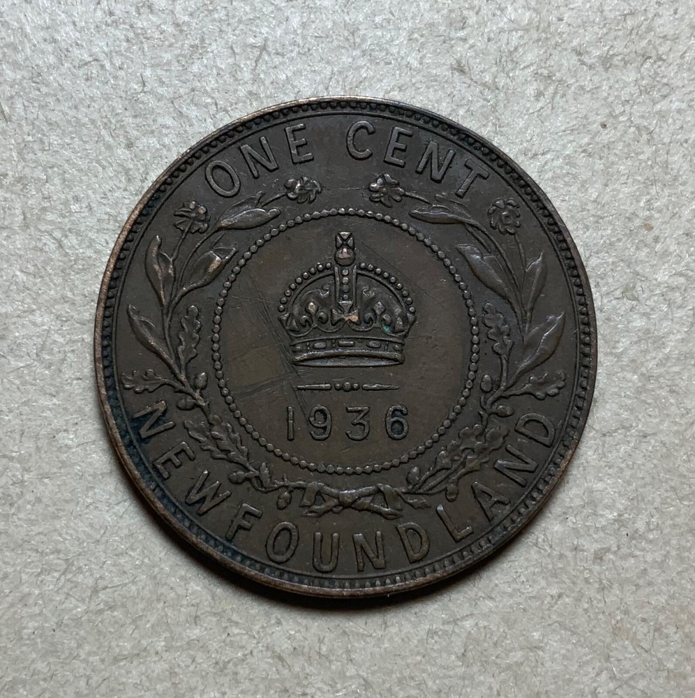 1936 Canada Newfoundland 1 cent - high grade