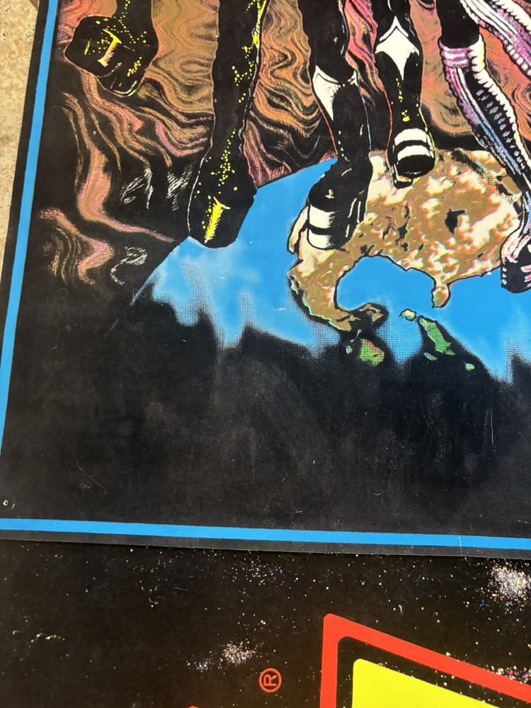 Kiss blacklight posters