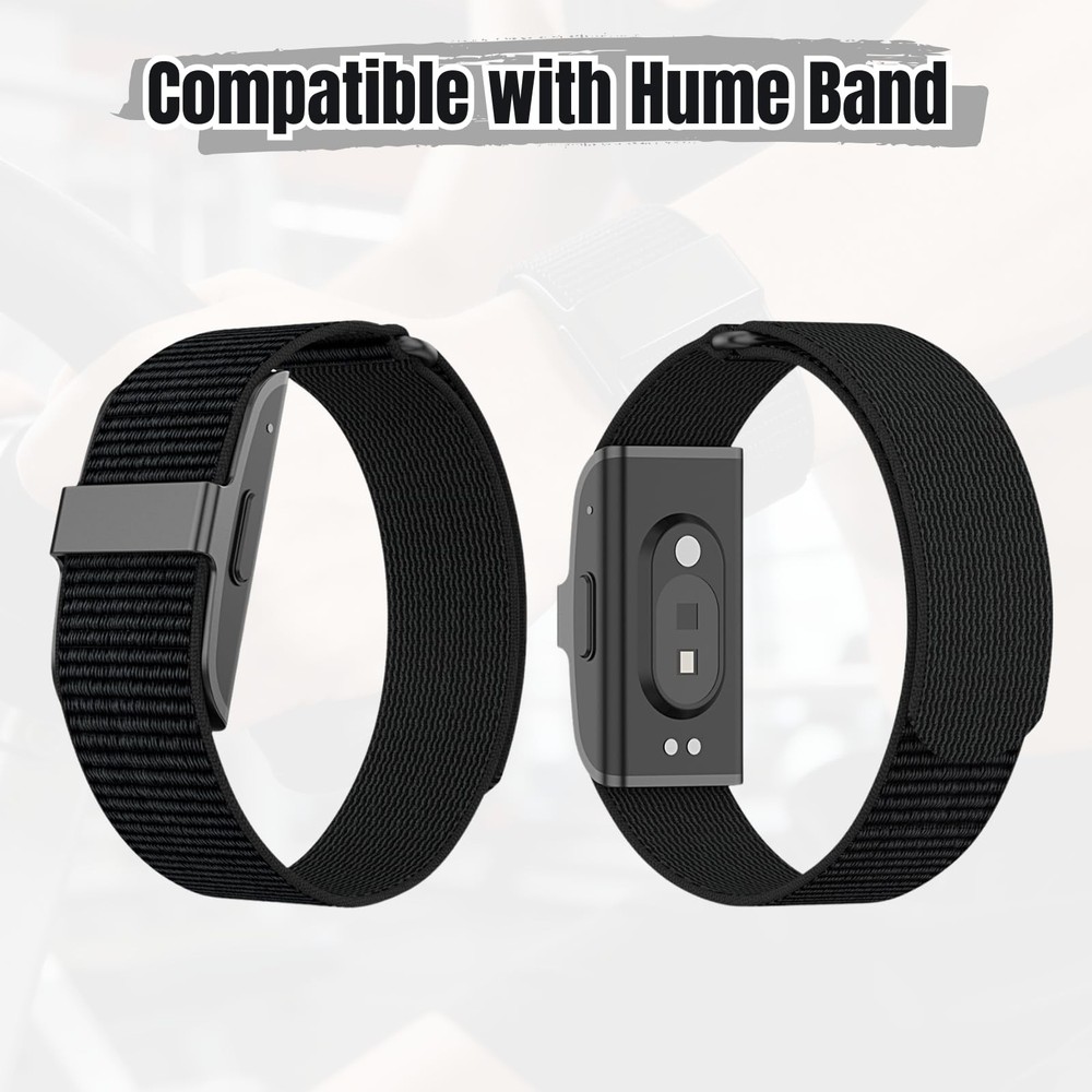 Bicep Bands Compatible with Hume Band, Nylon Loop Replacement Strap, Soft Bre...