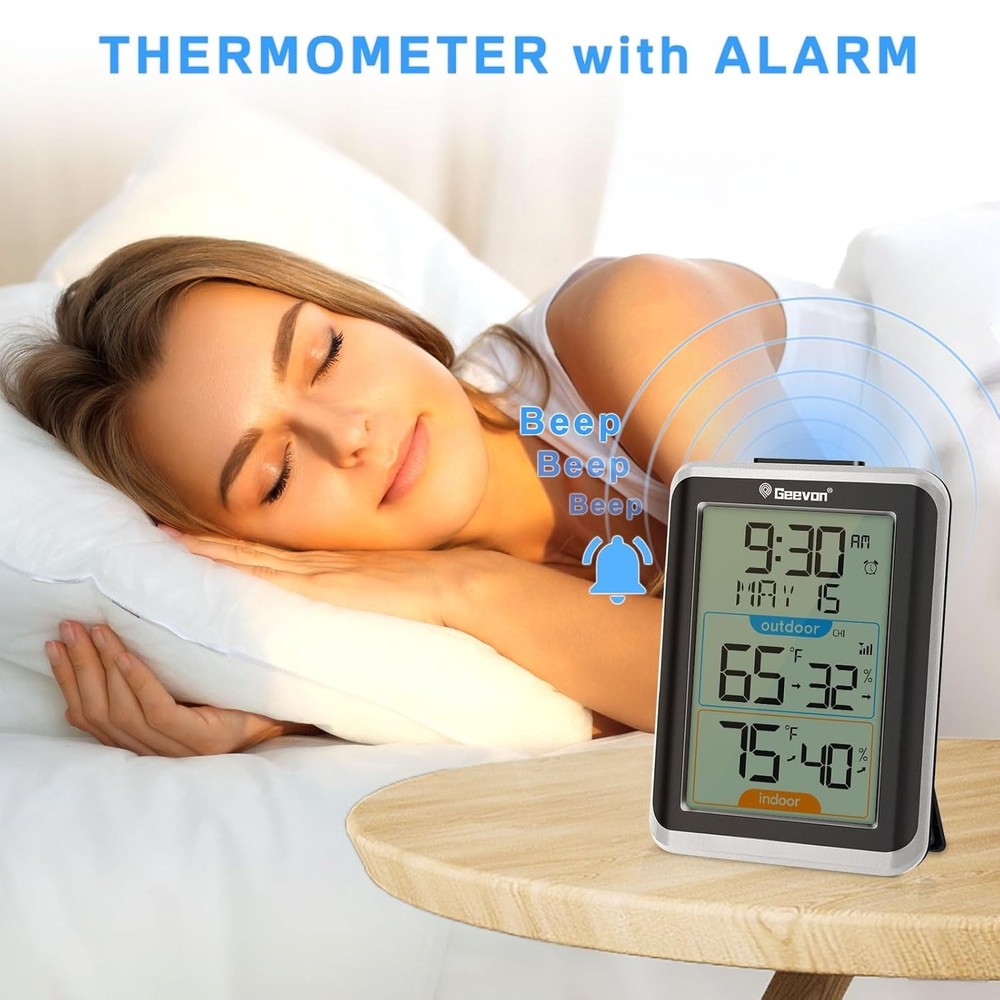 Multi-Function Wireless Thermometer with Backlight & Max/Min Tracking Features