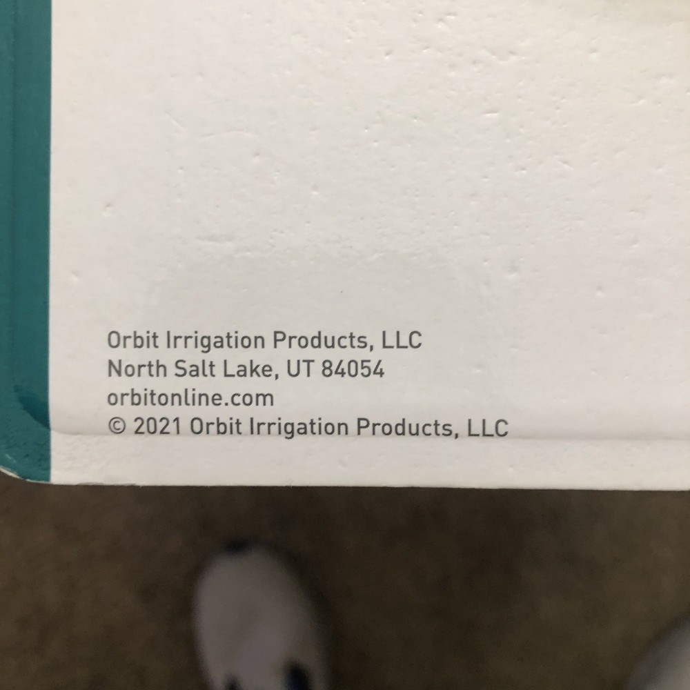 Orbit 1-Outlet Hose Faucet Timer Programmable Irrigation Conserve Water