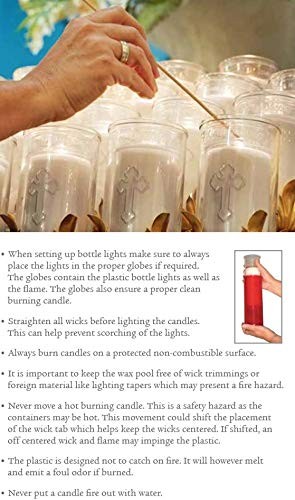 Root Candles Prayer Clear Glass Devotional 7-Day 1-Count, Meditation