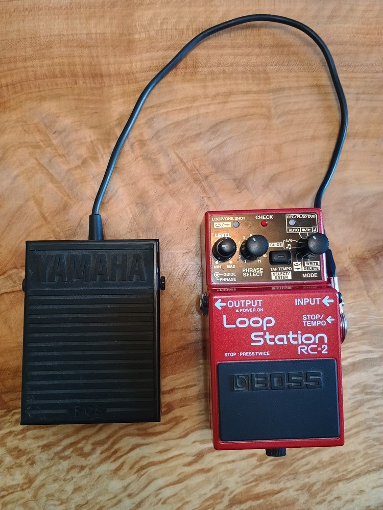 Boss RC-2 Loop Station Compact Pedal w/ footswitch, tap tempo & drum machine