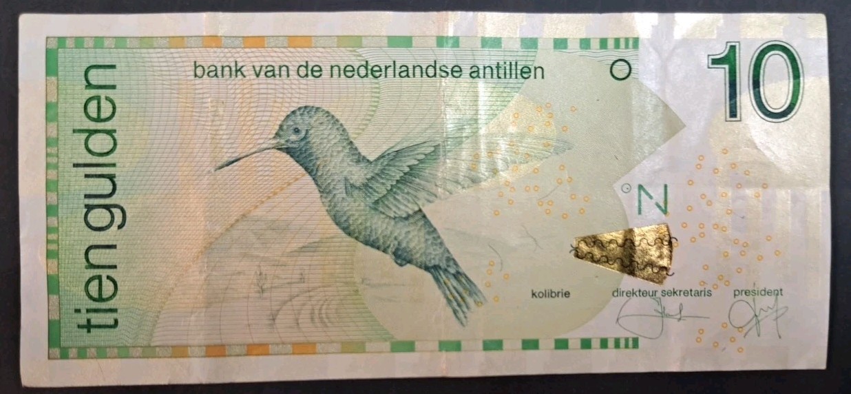 2016 Netherlands Antilles 10 Gulden P28h, 2269682604.
