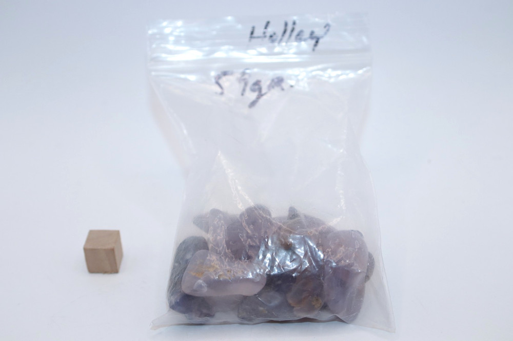 Holley Blue Agate. Tumble polished rough. 59 grams.