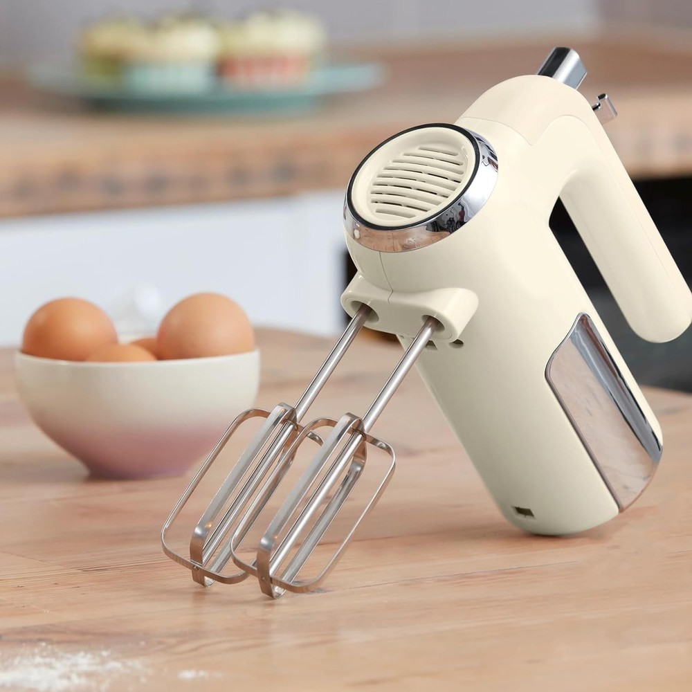 HASANBAR Hand Mixer Attachments, Beaters Regular, Silver