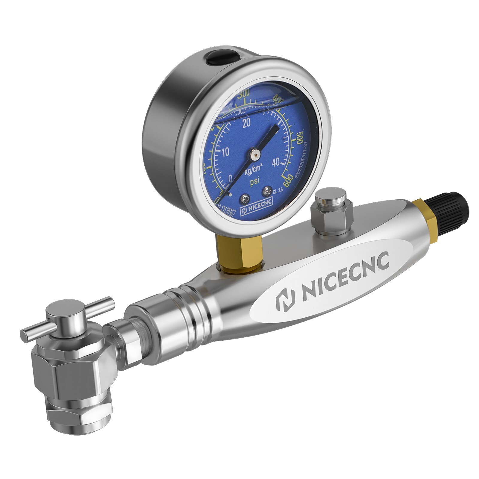 Universal Nitrogen Filling Tool Nitrogen Regulator Kit 600 PSI No Loss Chuck