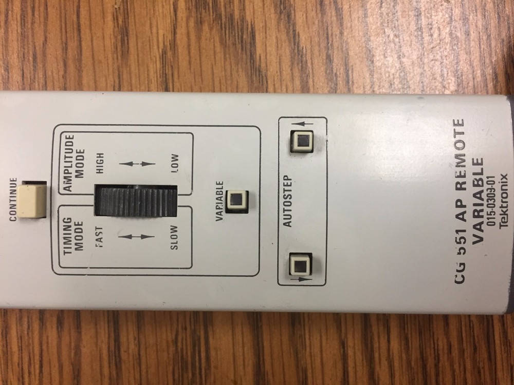 Tektronix 015-0309-01 CG 551 AP REMOTE Variable