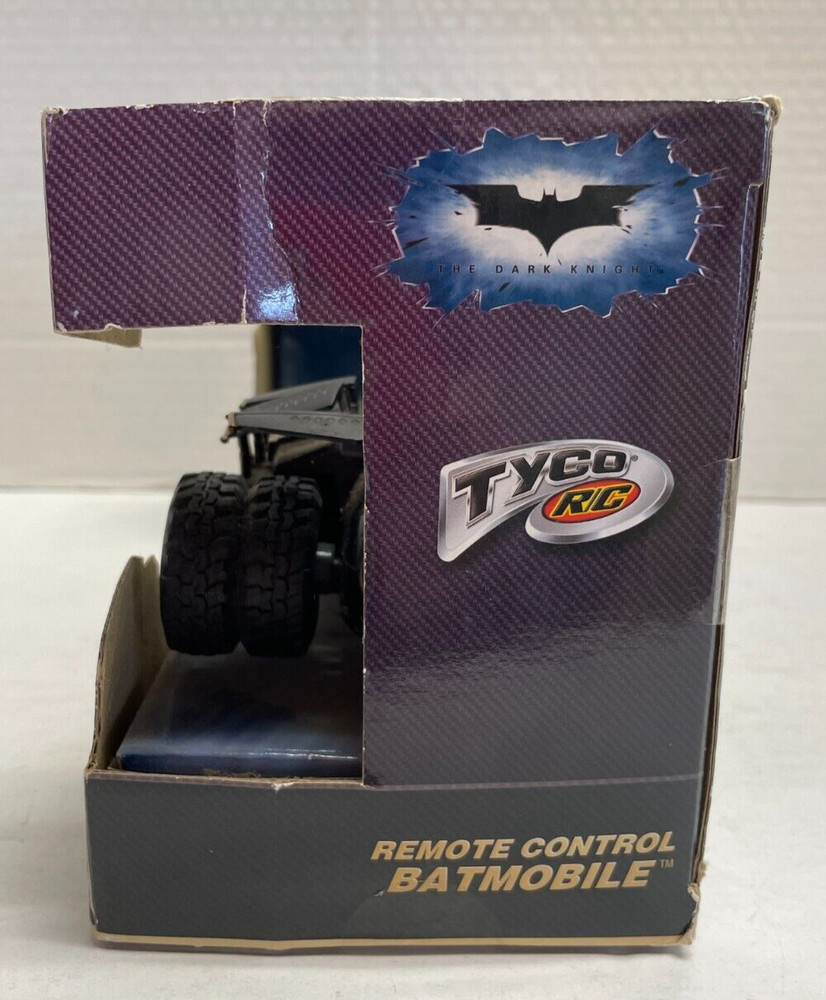 TYCO Remote Control Batmobile w/Lights Sounds Sealed Box Untested Mattel 2008