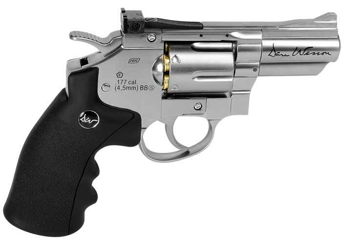 (NEW) Dan Wesson 2.5" CO2 BB Revolver, Silver by Dan Wesson
