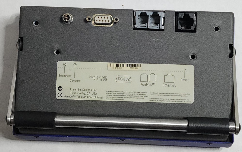 ENSEMBLE DESIGNS AVENUE EXPRESS TABLETOP CONTROL PANEL