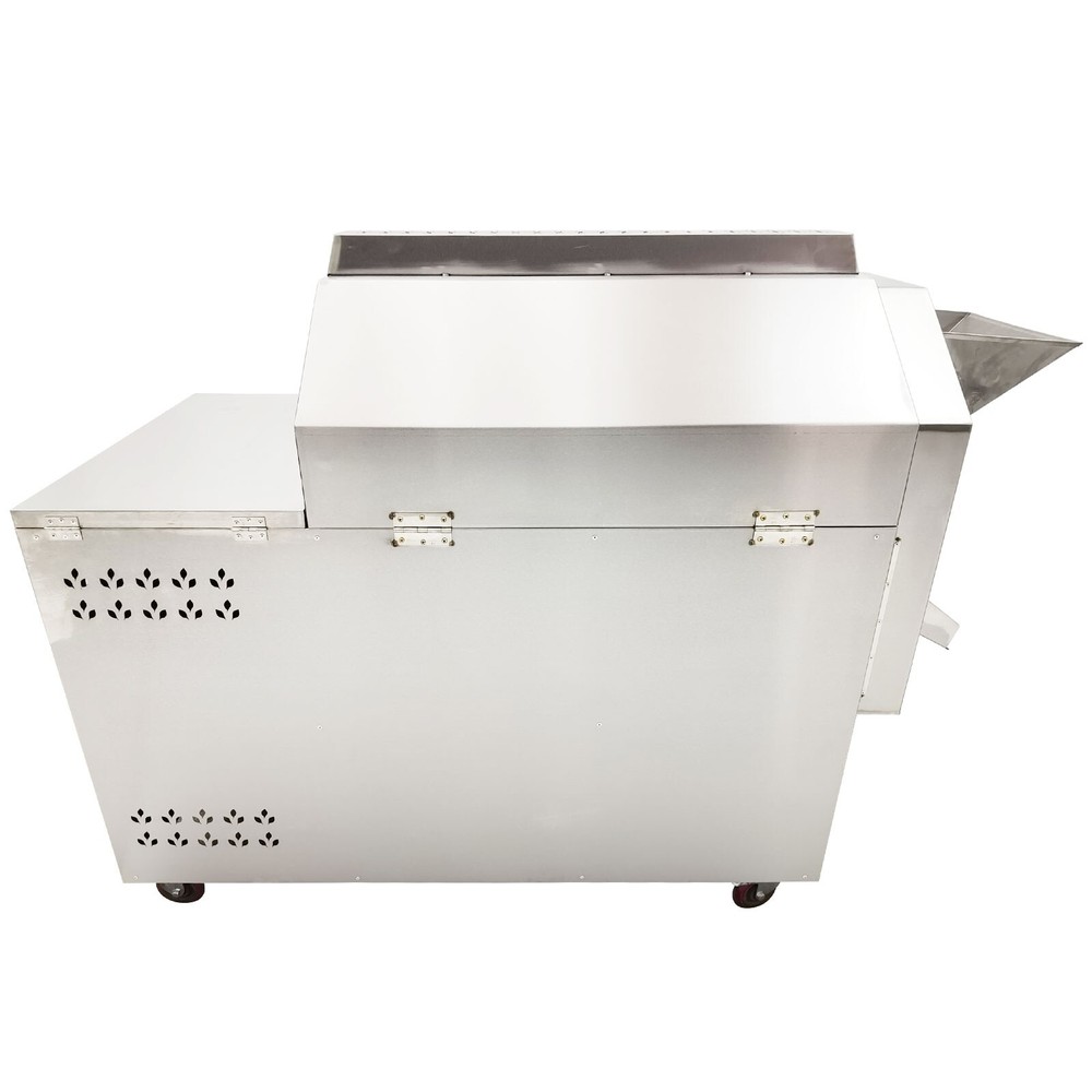 110LBS Full-Automatic Coffee Roaster Nuts Bean Roasting Machine Stainless 220V