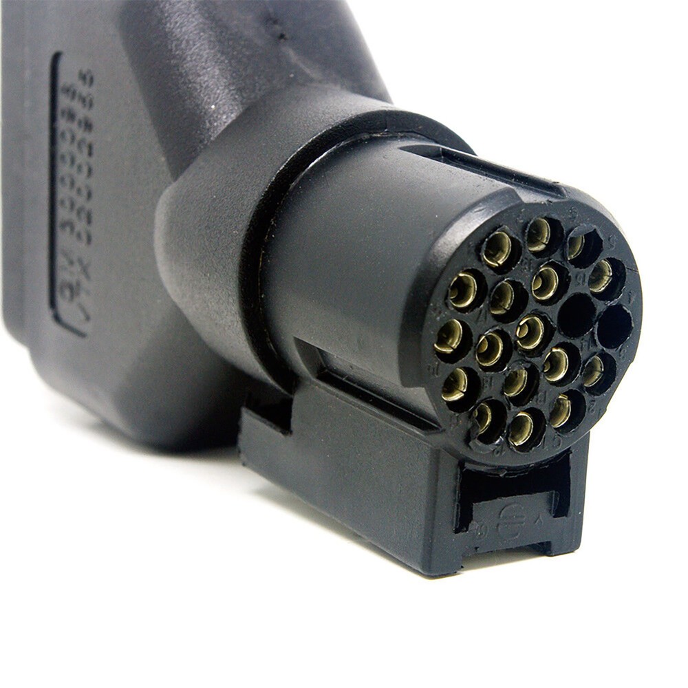 1Pcs 16Pin Scanner OBD2 Connector Adapter Replacement Kit For GM TECH2 Auto