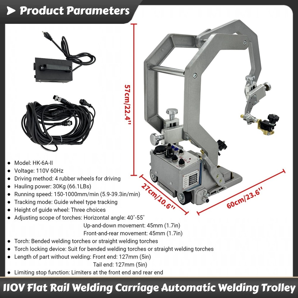 110V Automatic Welding Trolley Double-Sided Angle Welding Plane Welding Trolley