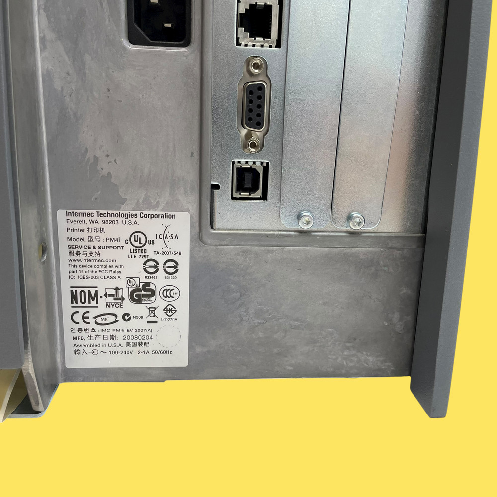 READ Intermec PM4i EasyCoder Thermal Transfer Barcode Label Printer #NH4832 (TC)