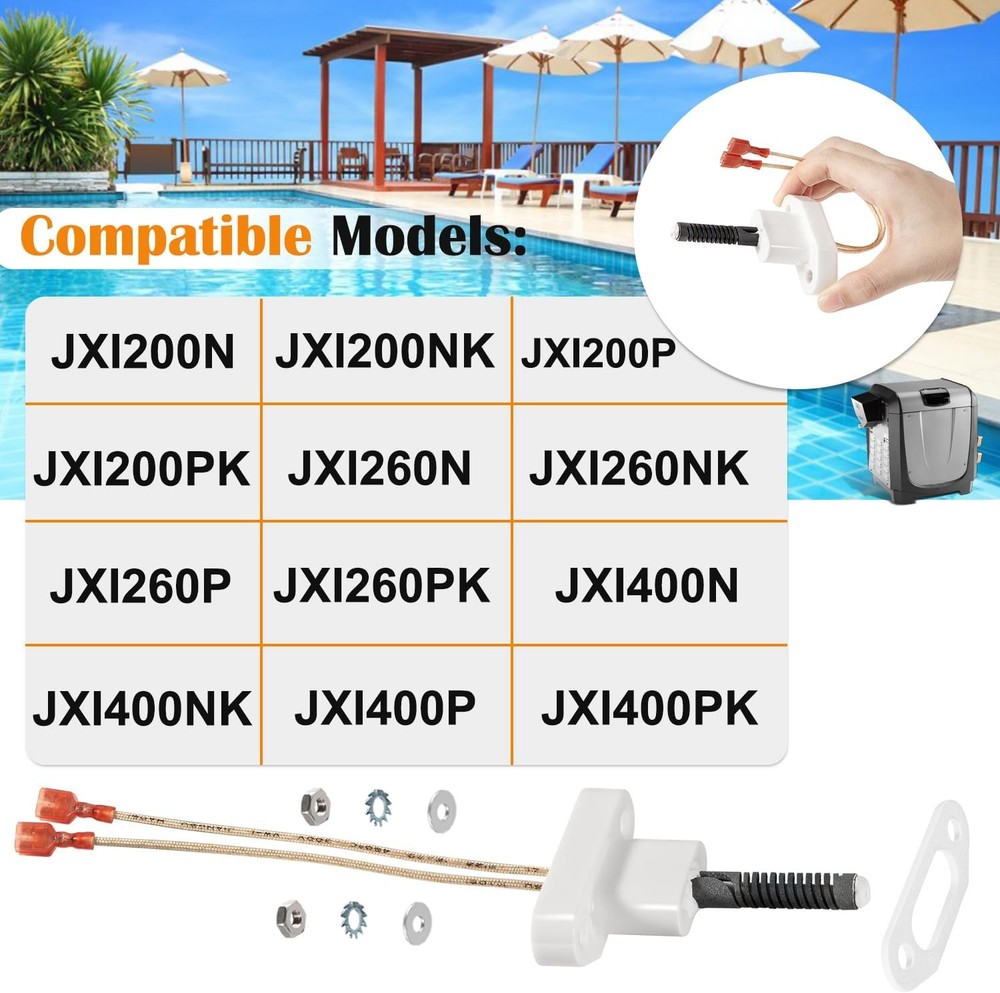R0457502 Hot Surface Ignitor Replacement for Zodiac Jandy JXi Pool Spa Heaters
