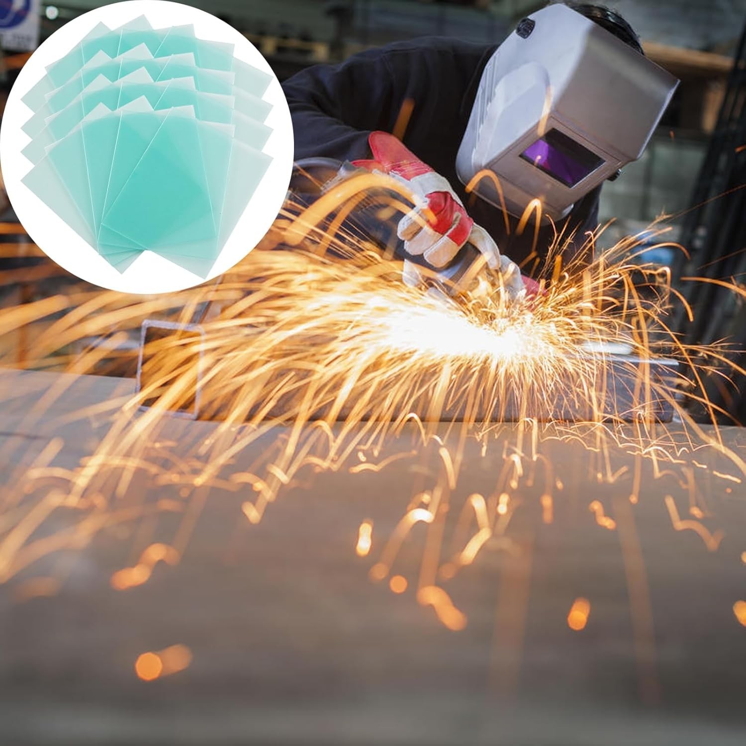 4.5 X 5.25 Welding Helmet Cover Lens 10 or 20 Pcs Outside Replacement Clear Lens