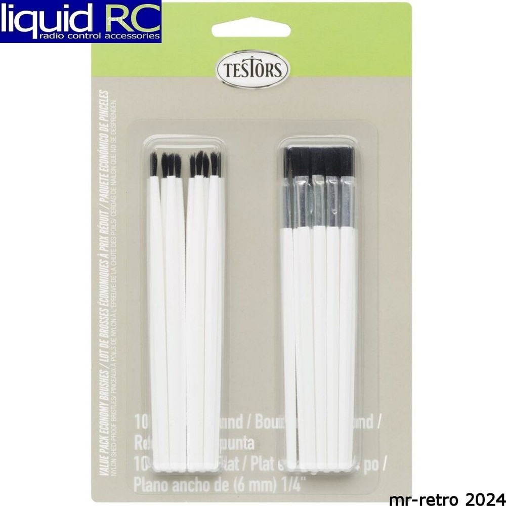 Testors 281177 Testors Value Pack Economy Brushes - 20 Pack