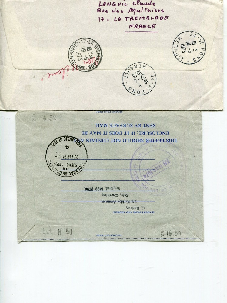 BRITISH ANTARCTIC TERRITORY BASE COVERS (13 1971-75 TWO LATER