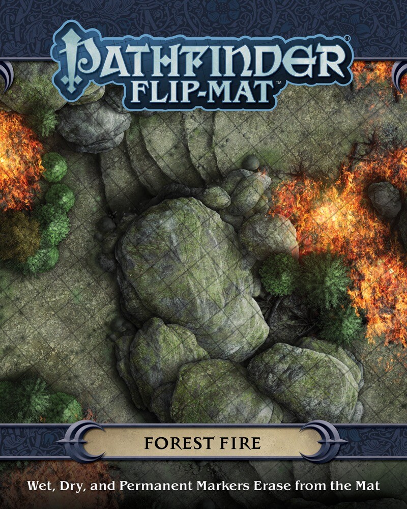 Pathfinder (RPG) Flip-Mat: Forest Fire