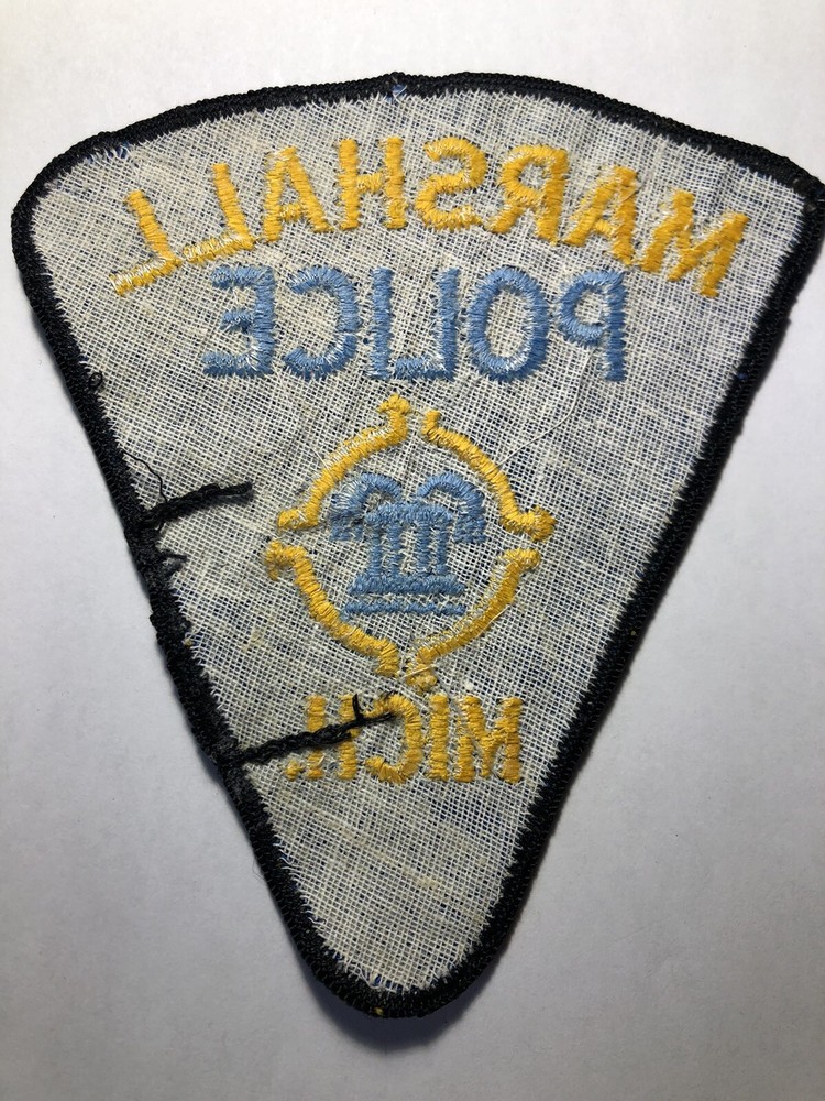 Marshall Michigan Police Patch ~ Vintage