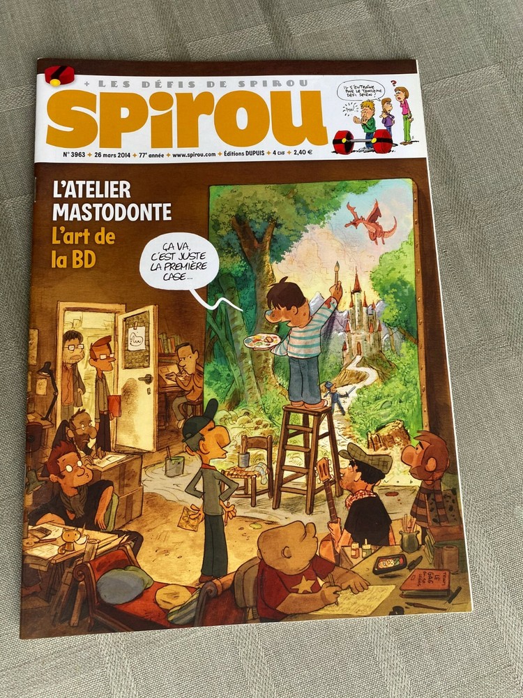 Spirou Weekly No. 3963 2014 In Excellent Condition