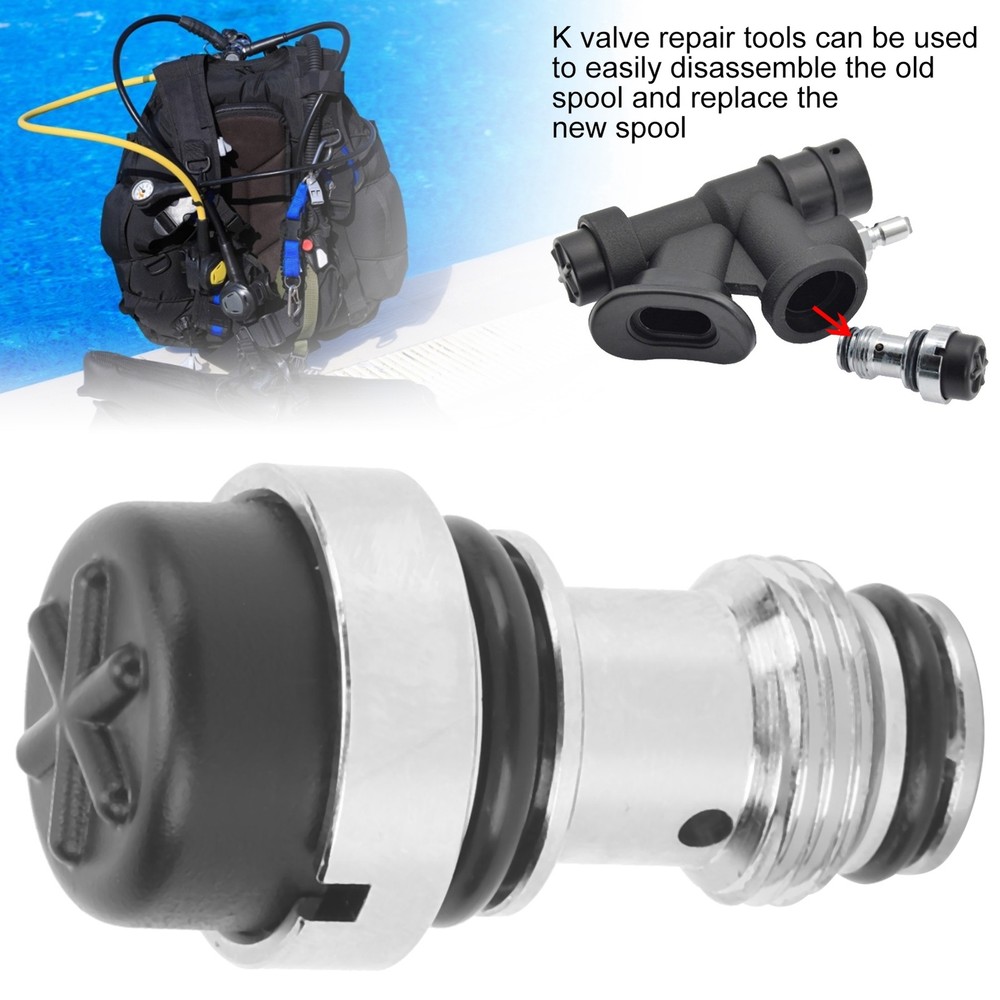 Scuba Diving Replace K‑Shaped Valve Core Strong & Durable For BCD Power Inflator
