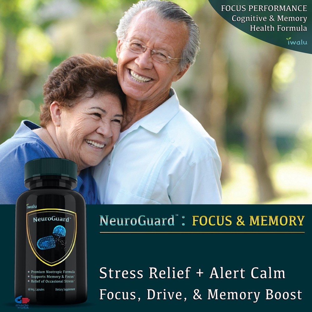 Serotonin and Dopamine Supplements - Nerve Calming Cortisol Reducer & Adaptogens
