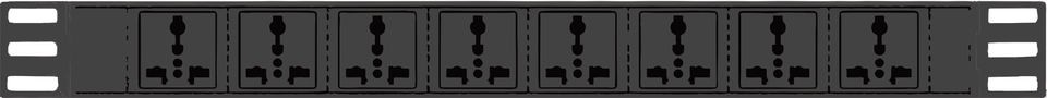 19inch 16 A Power Distribution Unit 6 Way PDU Socket With Switch