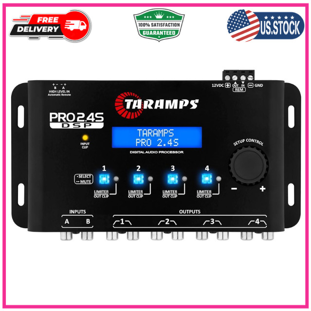 Pro2.4S DSP Crossover Full Digital Signal Processor & 15-Band Equalizer