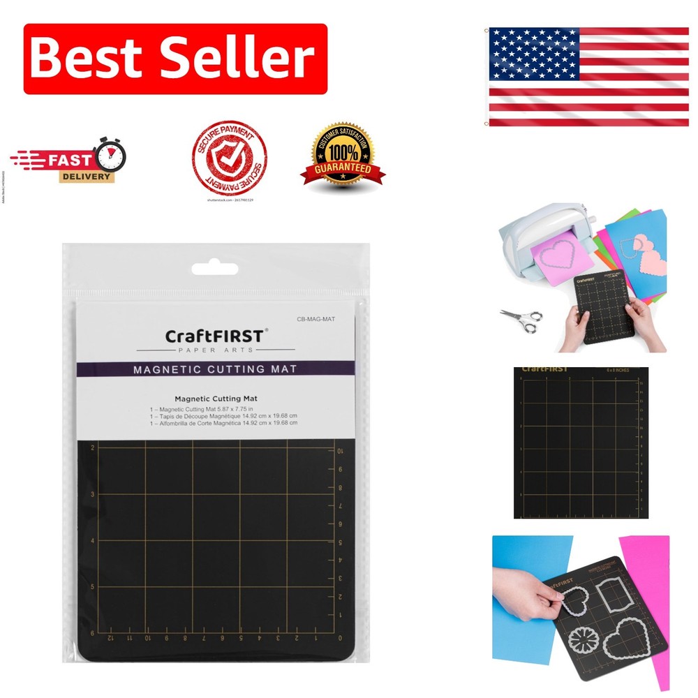 Magnetic Cutting Mat for Cuttlebug Machine - Precision Crafting Tool 5.87x7.75