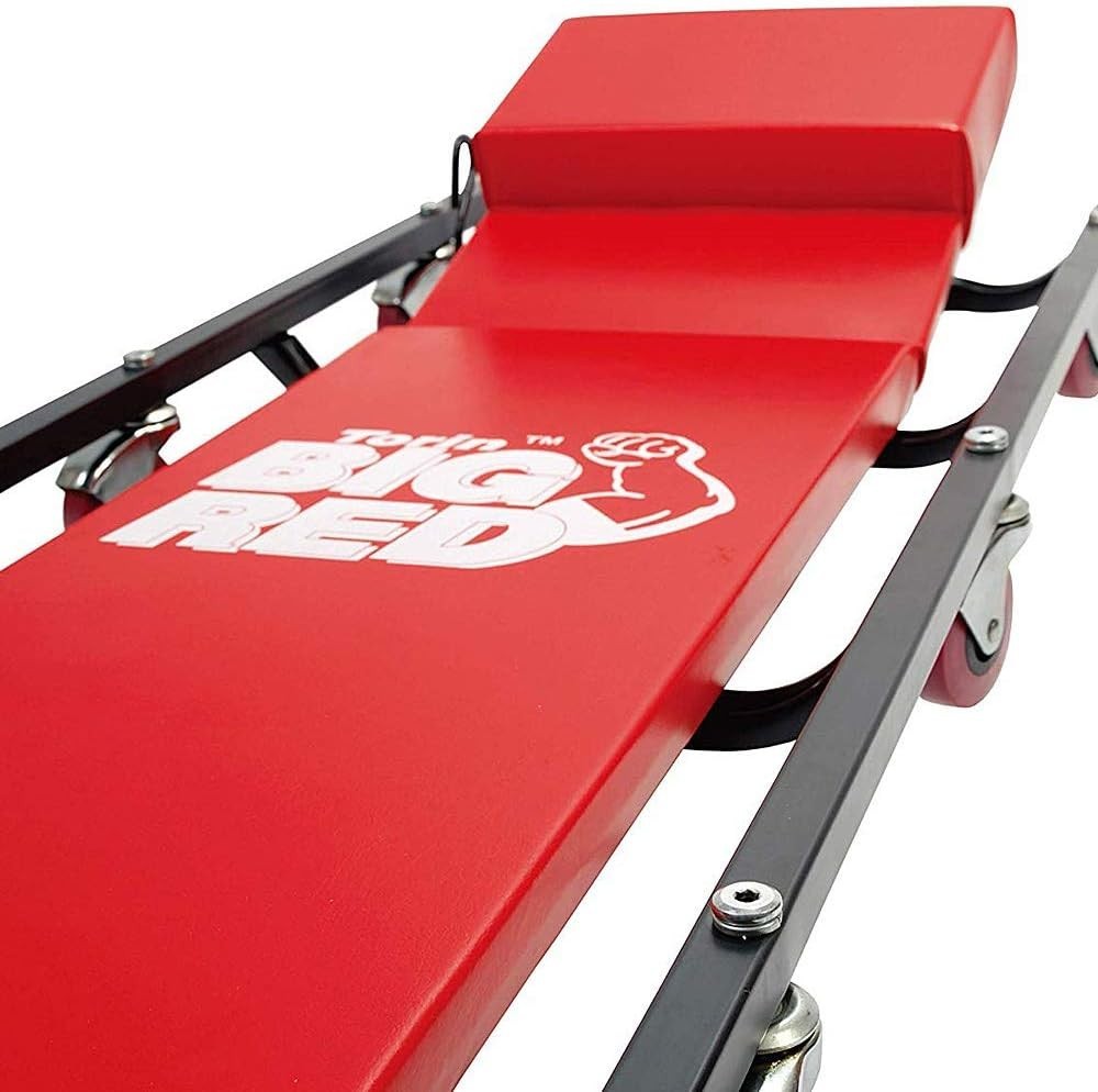 TR6452 Rolling Garage Creeper Cart with Adjustable Headrest