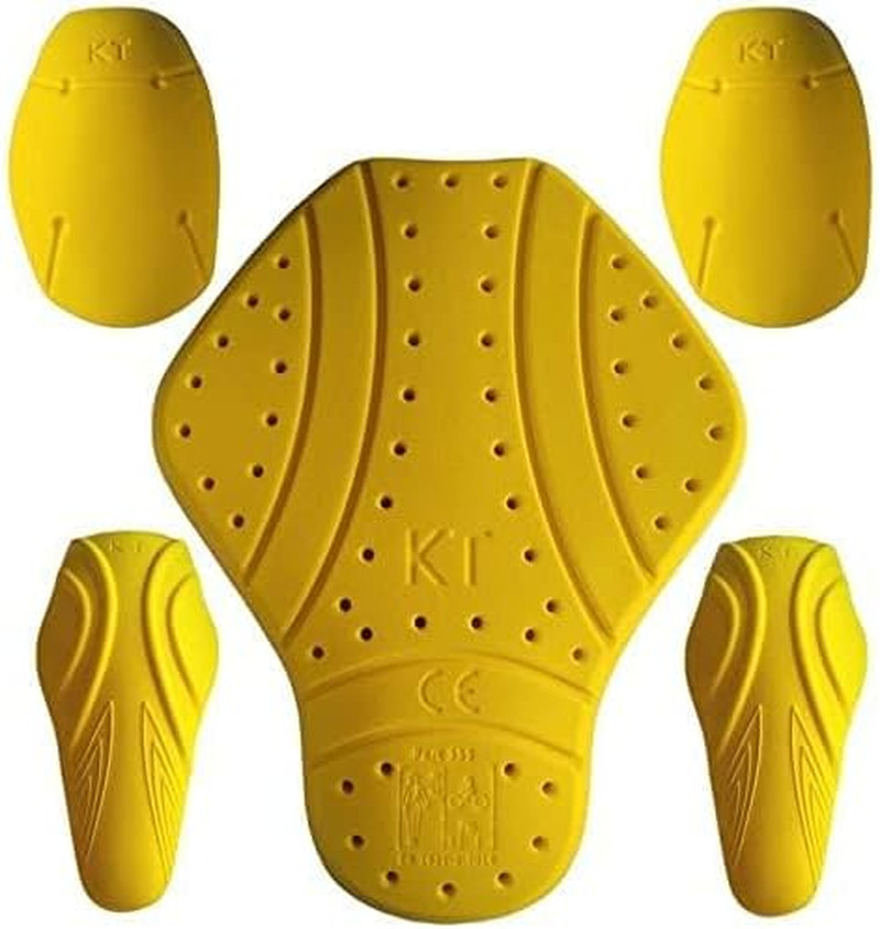 5 PC - CE Level 2 Certified Armor Pads L Level 2 Approved Back, Shoulder and Elb